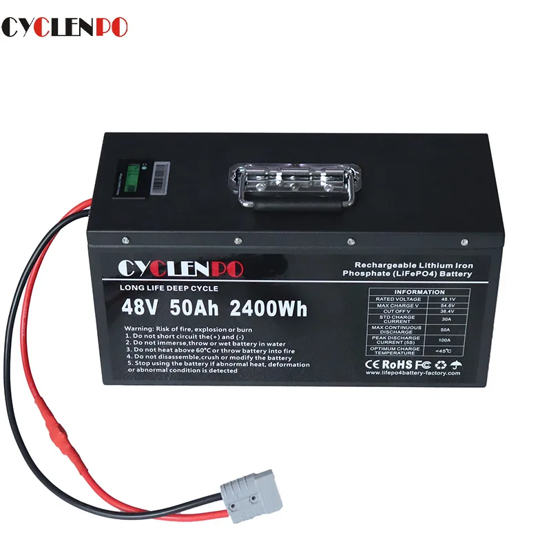 Customizable 48v 50ah lithium battery pack for solar home energy storage