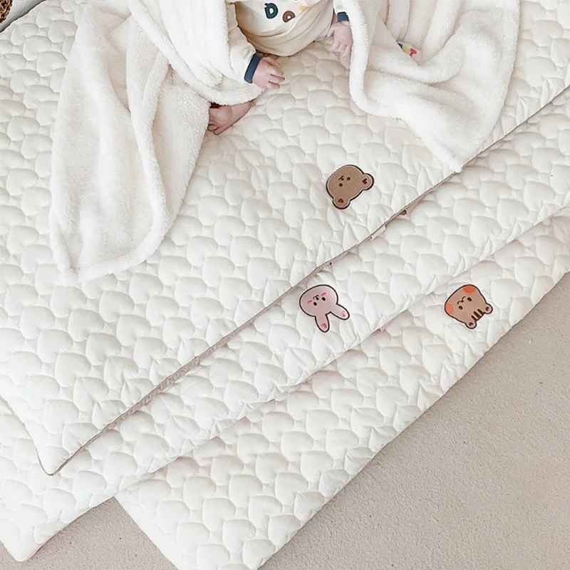Foldable Baby Bed Mattress Portable Cotton Travel Sleeping Mattresses for Baby Cradle Thick Infant Kindergarten Bedding 120*70cm