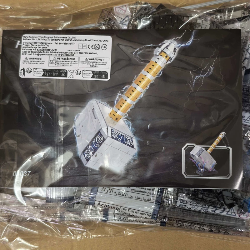 Funny Joy 975PCS Thors Thunder Hammer Heroes Toys Building Puzzle Block Brick Kid Boys Gift #01037