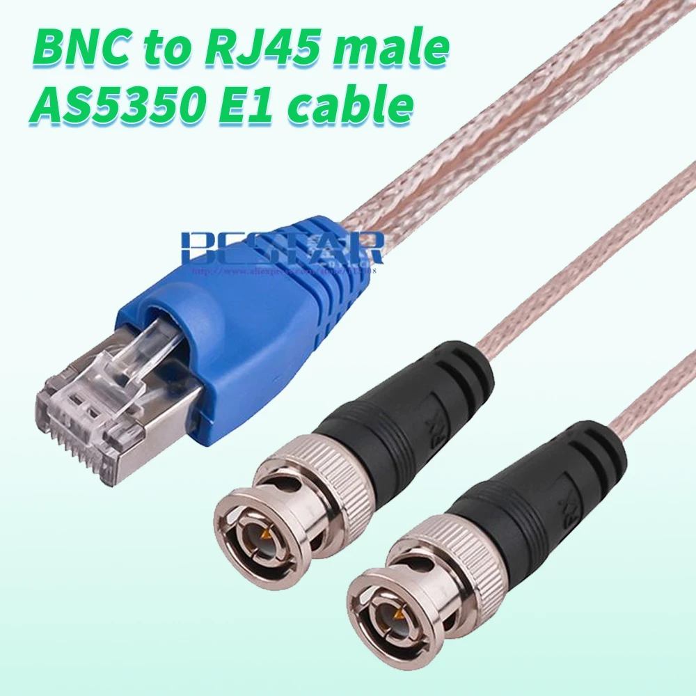 

Кабель BNC к RJ45 male AS5350 E1, 3 м, фреза, кабели переключения