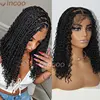 Synthetic Box Braided Wig Full Lace Front Wig Butterfly Locs Braided Wigs Dreadlock Wig 12" Short Knotless Wigs For Black Women