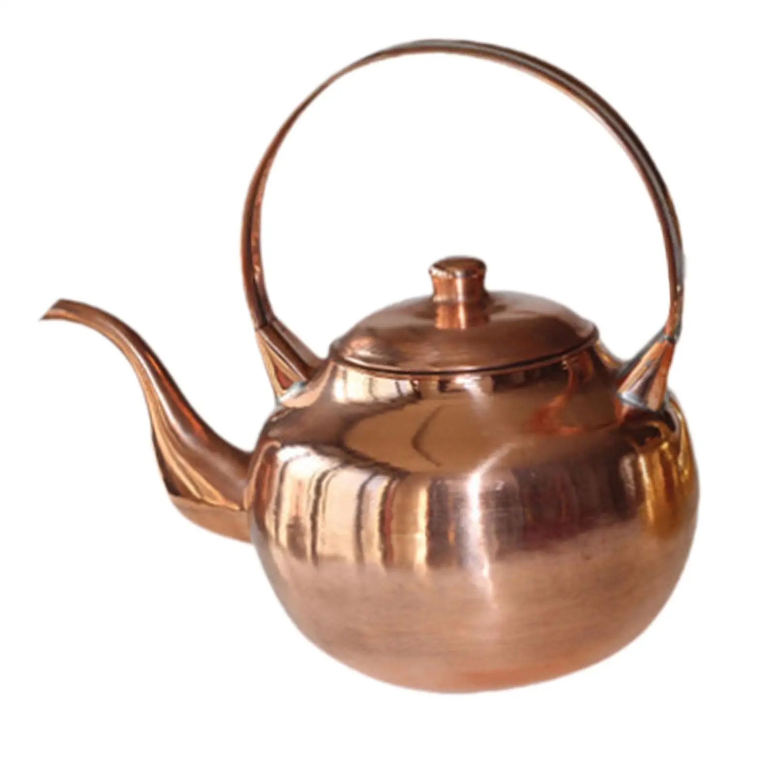 Copper Kettle 1.2L for Gas Stoves Induction Hob Camping Induction/Gas Stoves Copper Kettle 1.2L for Gas Stoves Induction Hob Camping Induction/Gas Stoves