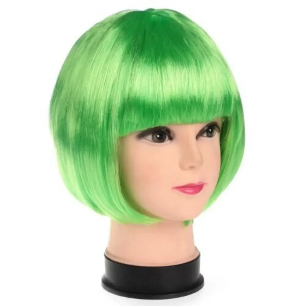 Heißer Cosplay-Vollperücken-Trend: Kurze Bob-Perücke mit Glattem Synthetikhaar – Detail 5