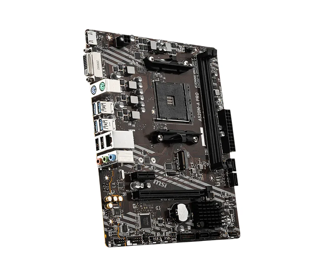 MSI brand new A520M-A PRO AM4 motherboard memoria ram ddr4 AMD