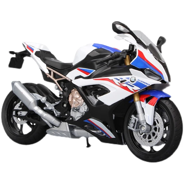 WELLY 1/12 BMW S1000RR 2021 Die Cast Motorcycle Model Toy Vehicle Collection Autobike Shork-Absorber Off Road Autocycle Toys Car 5