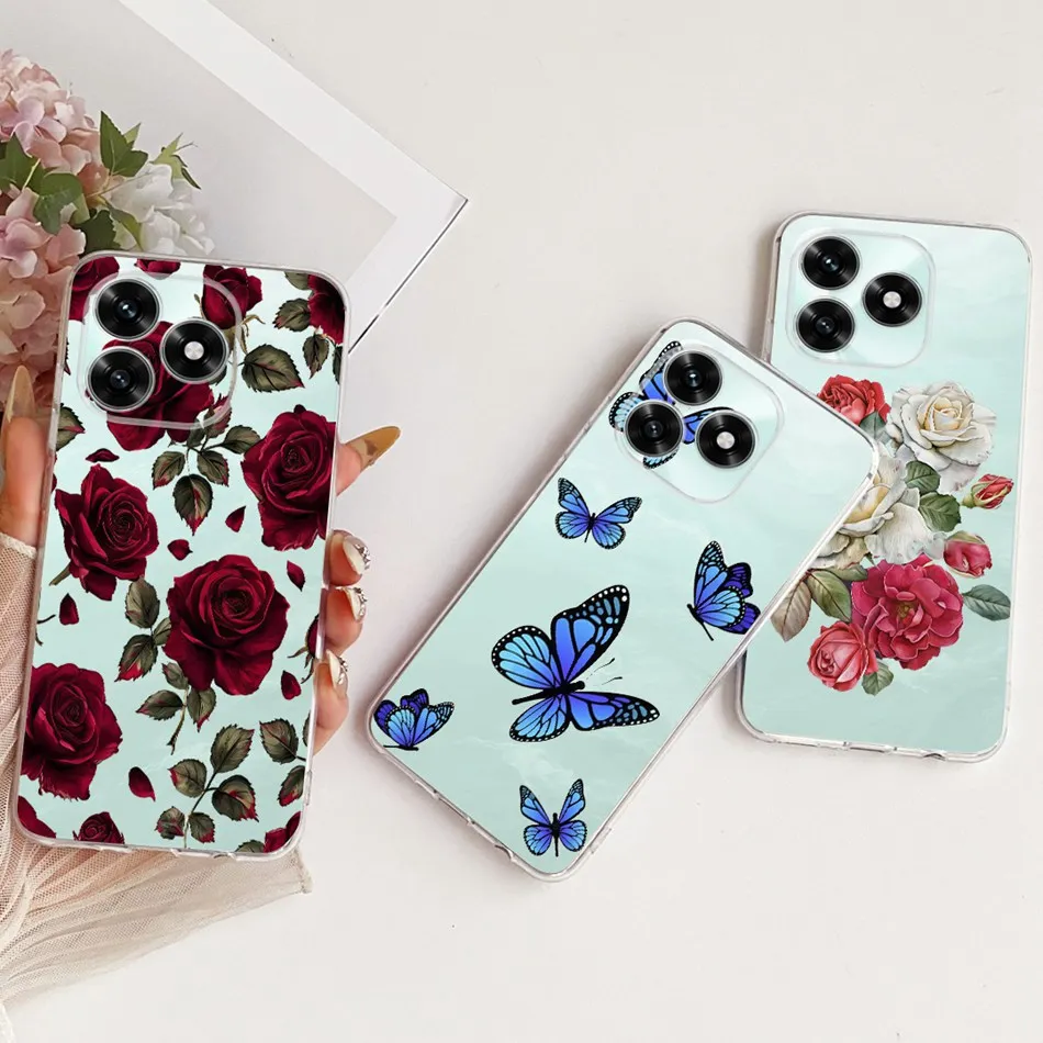 Enhanced Product Title: Sleek Transparent TPU Soft Silicone Phone Case
