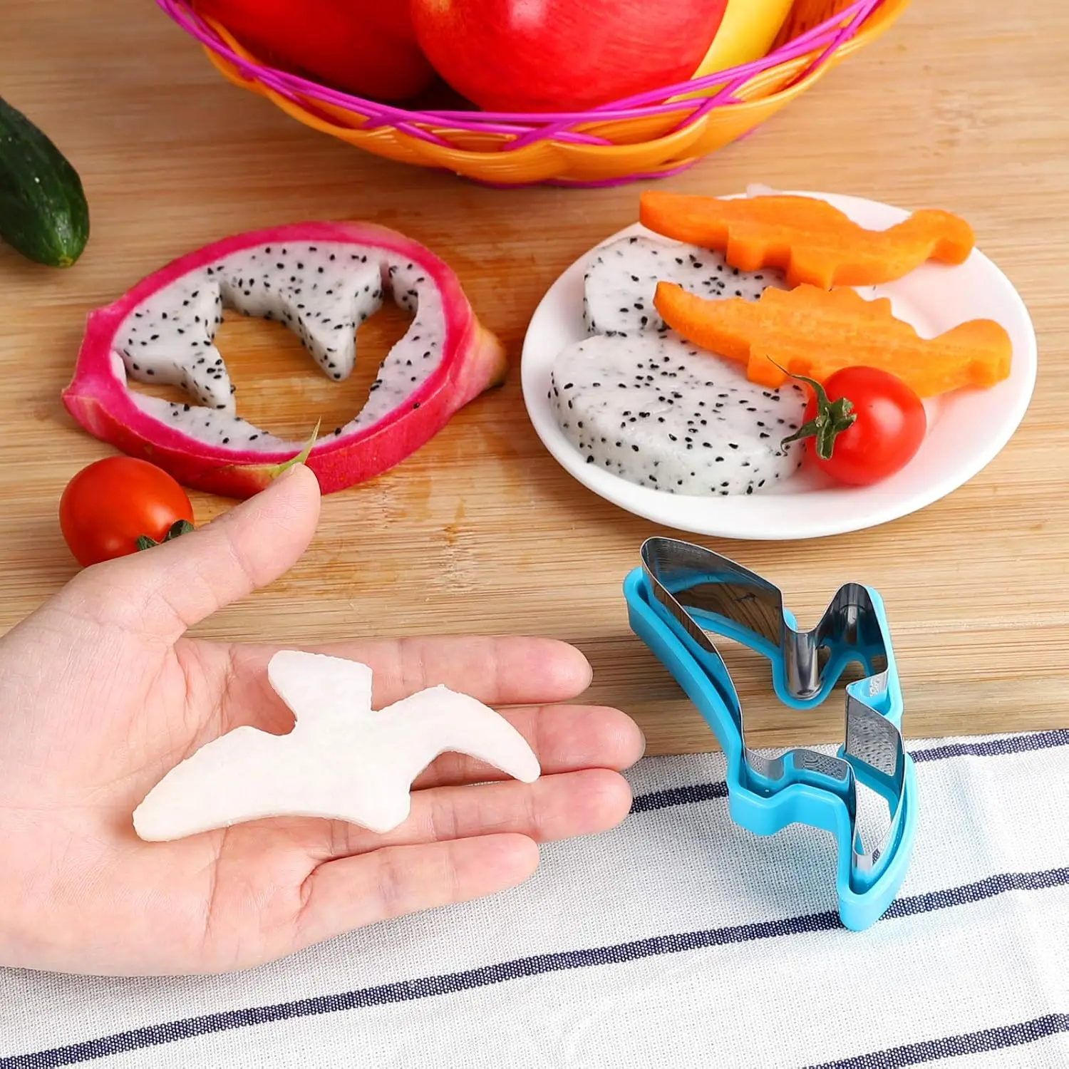 Cartoon Dinosaur Biscuit Molds Stainless Steel Cutter Mold Cookie Baking Tools Cake Decorating Pastry Set Kitchen Accessories
