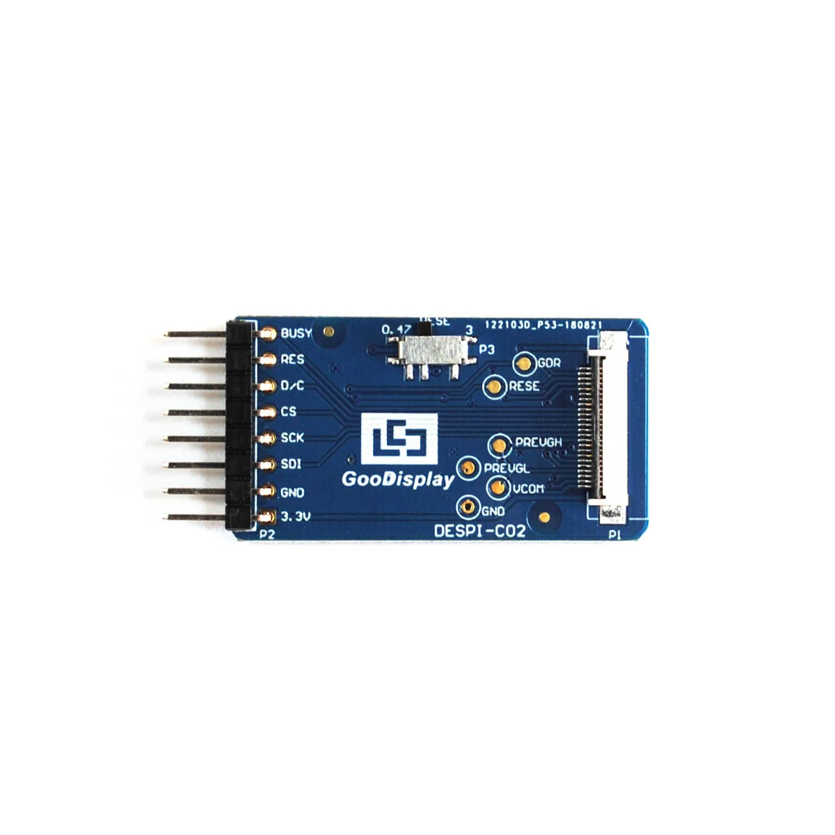 Tela de eink 2.7 polegada spi interface