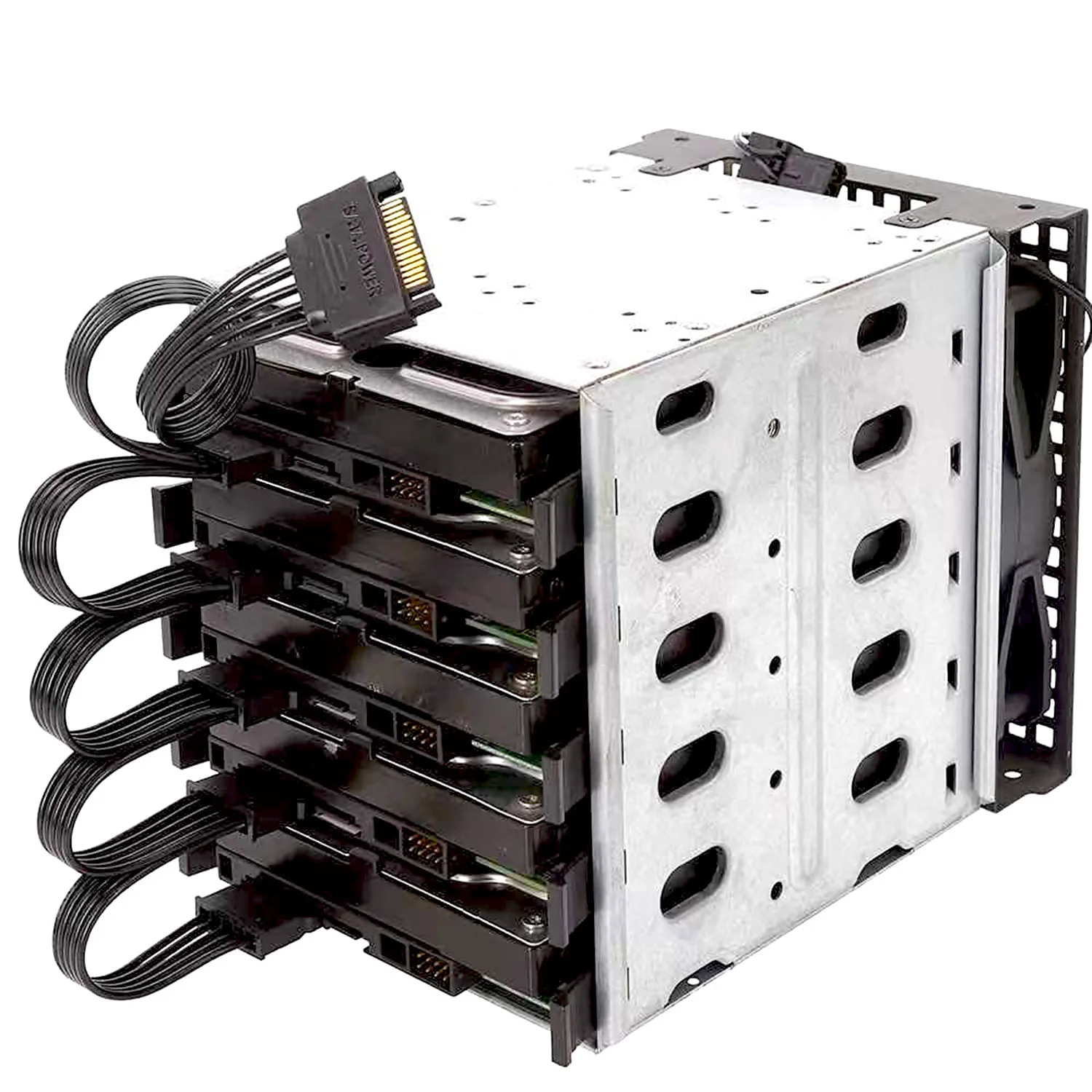 Fonte de Alimentação Cabo Splitter para Faça Você Mesmo Cabo de Disco Rígido 15pin Sata 4pin Macho para Feminino Extensão pc Server - Imagem 4