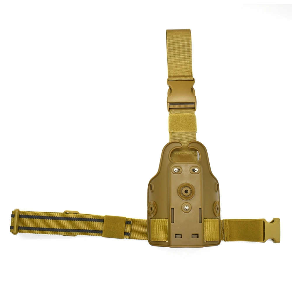Tactical Leg Gun Holster Platform with Paddle Adapter for Hunting