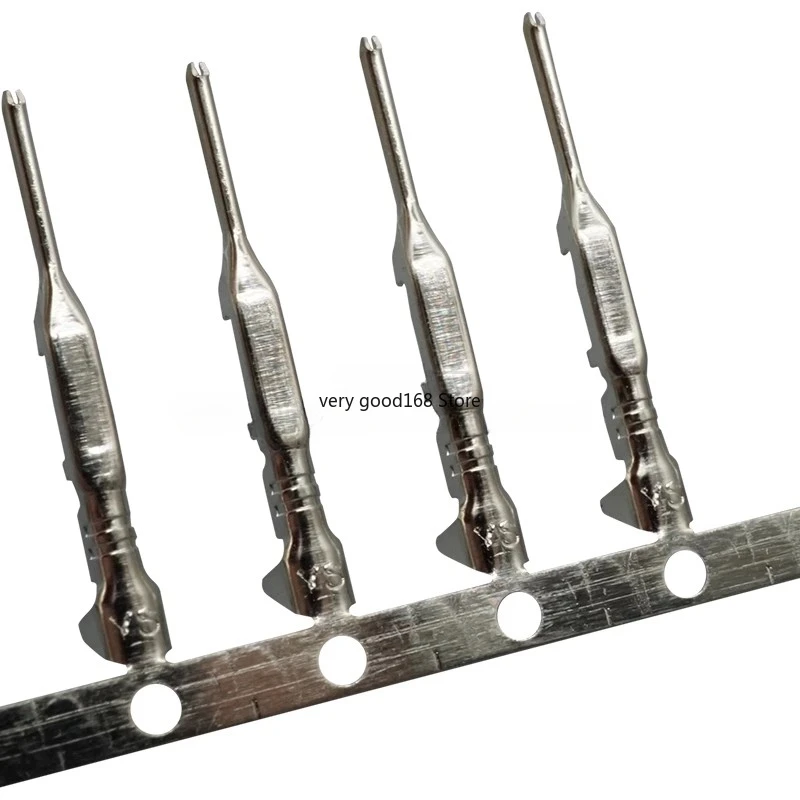 100PCSXHB254mm254mmMalePinsLongDupontHeadReedplugCrimpPin