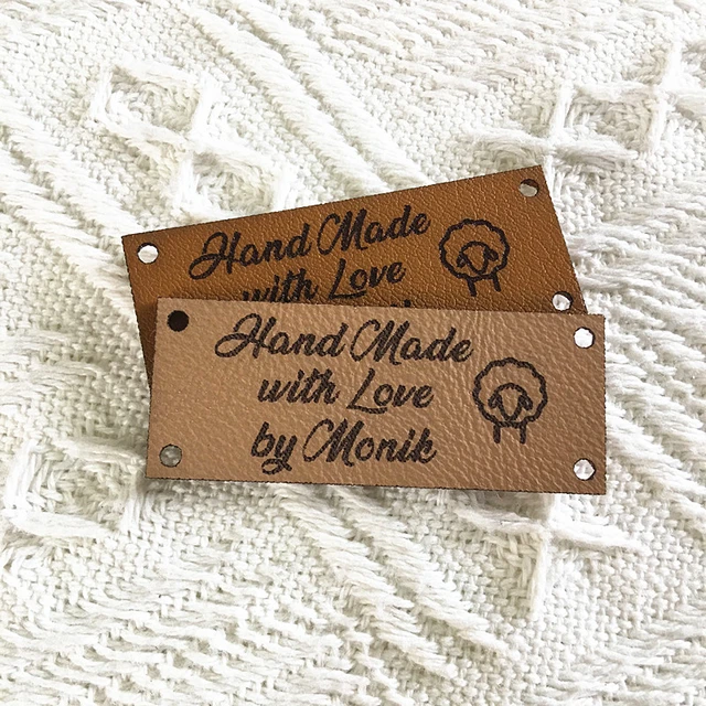 Custom Tags For Handmade Items, Knitting Tag Personalized, Sewing Tags,  Custom Knitting Tags, Knitting Tags, Faux Leather - Garment Labels -  AliExpress