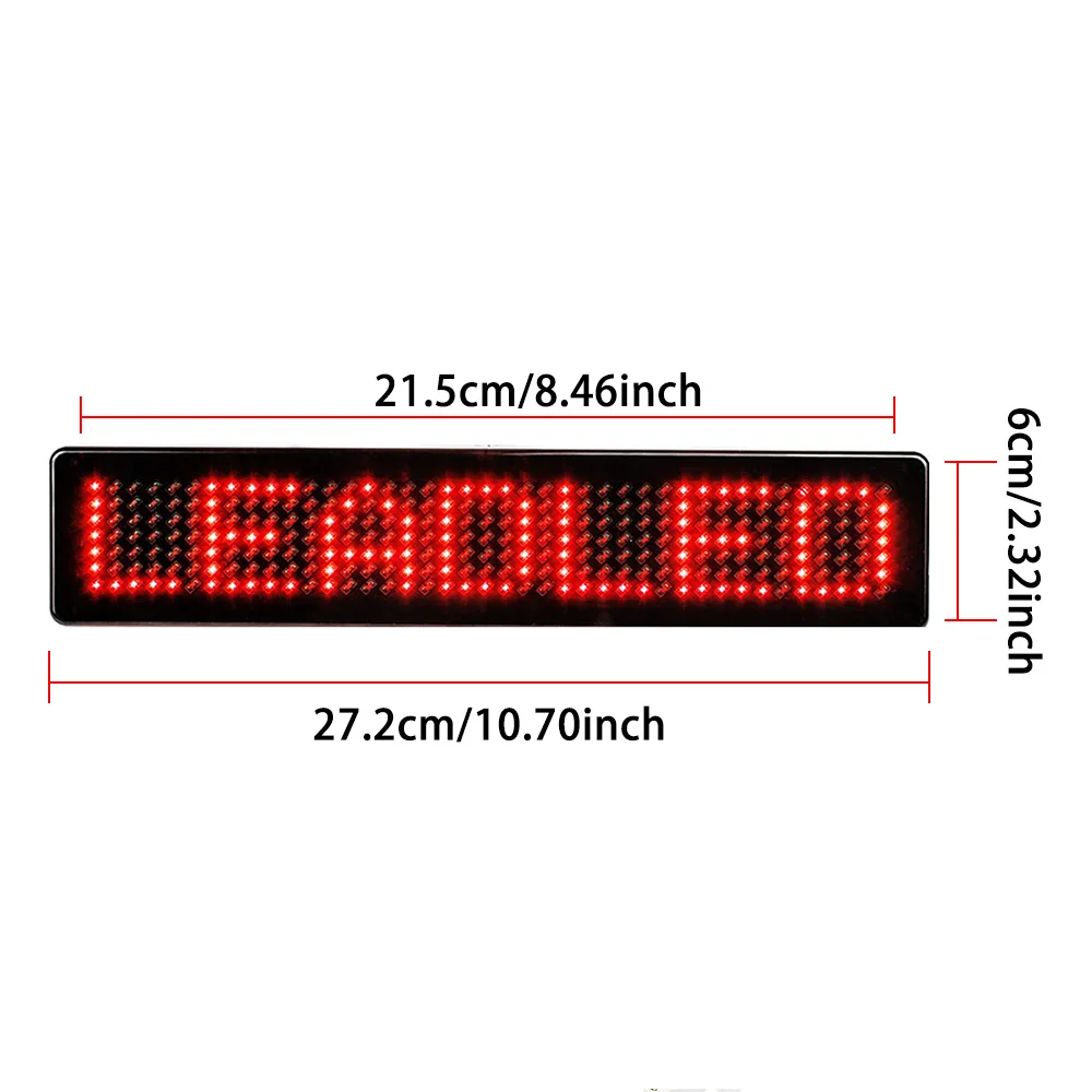 led moving message display