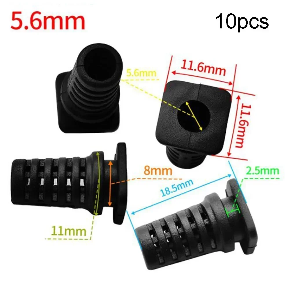 Cable Gland Connector Rubber Strain Relief Cord 10X