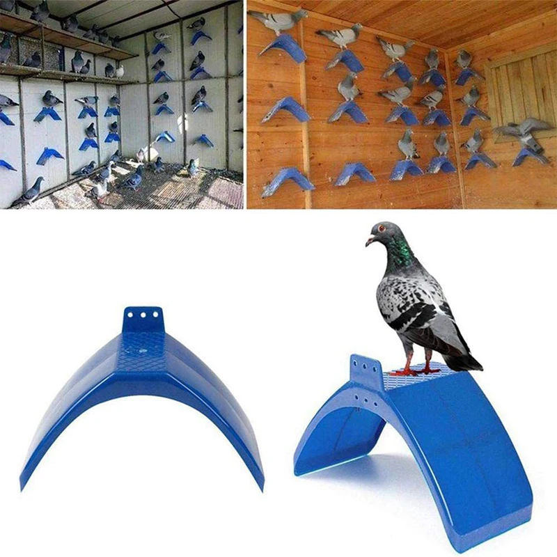 

1PC/10PCS Fashion Plastic Pigeon Perch Dove Blue Rest Stand Frame Parrots Dwelling Pigeon Perches Roost For Bird Supplies