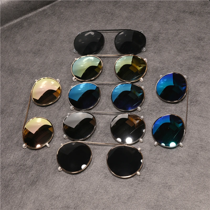 

Очки солнцезащитные Rockjoy с поляризационными линзами, зеркальные круглые аксессуары в стиле стимпанк, с антибликовым покрытием