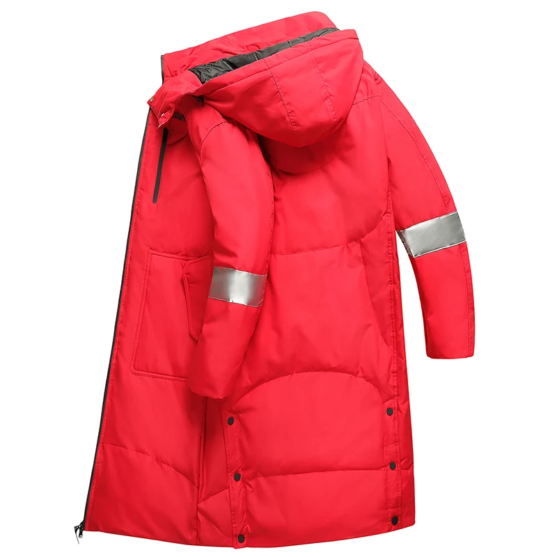 quente com capuz para baixo windbreak outerwear