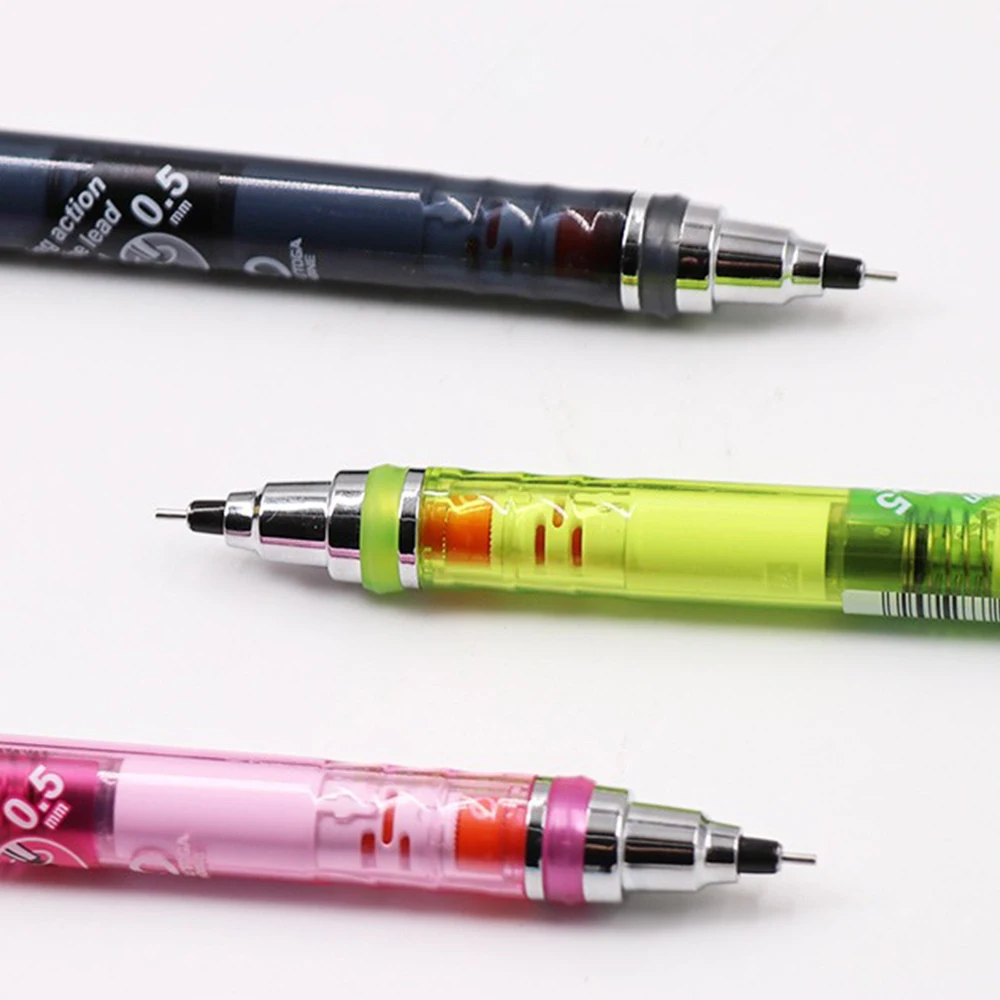 1pcs Japan UNI Mechanical Pencil Kuru Toga Automatic Rotation M5-450T Drawing 0.5mm Original HB/2B Kawaii School Stationery 6