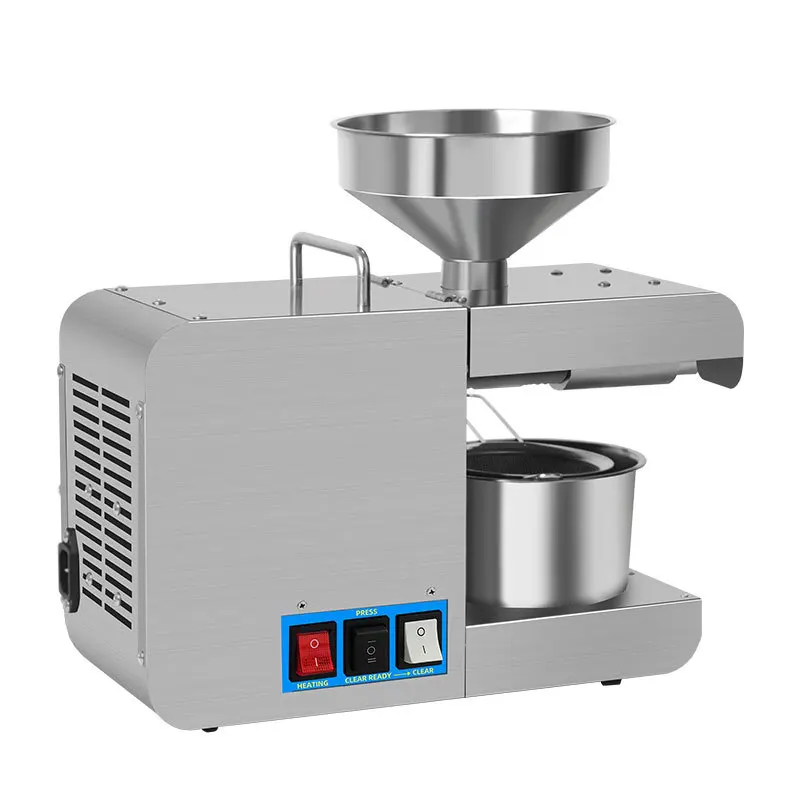 X-SS-08  hot-selling coconut soybean sesame oil making machine Automatic peanut rapeseed oil extrusion machine 3