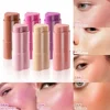 Blush Stick 3 in 1 Makeup Long-Lasting Waterproof Simple High-End Lip Cheek Tint High Pigment Hydrating Pink Blusher Wholesale 1