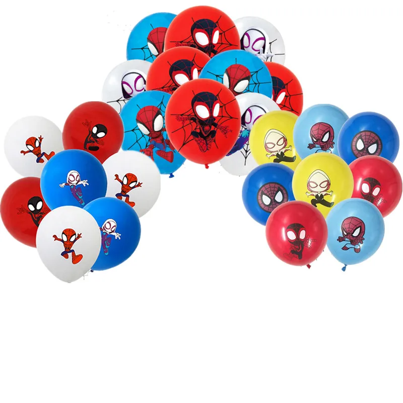 10 20 30Pcs Spidey And His Amazing Friends 12 Inch Latex Balloons 10-20-30pcs-spidey-and-his-amazing-friends-12-inch-latex-balloons