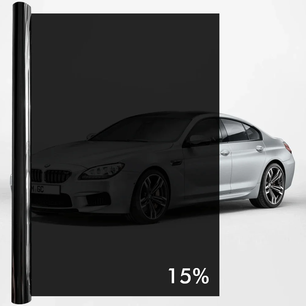 Universelle Auto-Fensterfolie 1%-70% VLT Wärmeschutz Sonnenschutz Hohe Privatsphäre Glasaufkleber für Auto, Zuhause und Büro – Detail 10