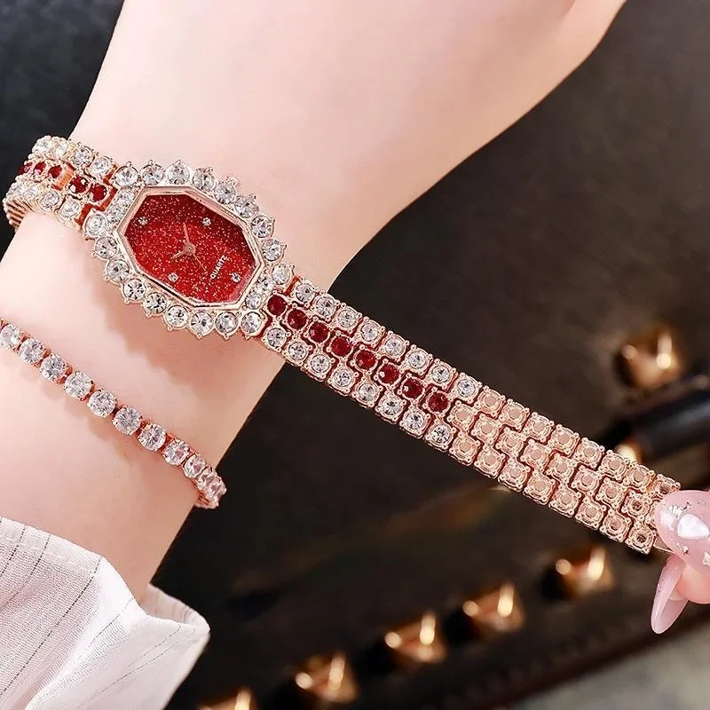 Women Watches Bracelet Square Quartz Alloy Casual