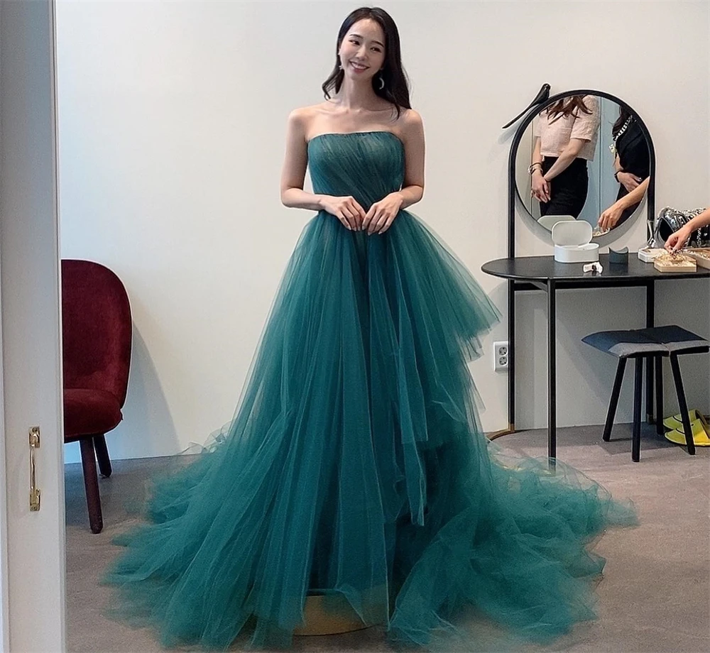 

Ball Dress Saudi Arabia Prom Yipeisha Retro Fashion Strapless Gown Party Celebrity Draped Fold Chiffon Homecoming Dresses