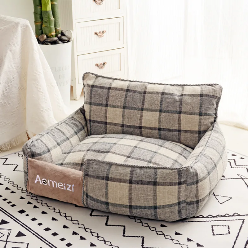 Square Removable and Washable Summer Mat Dog Kennel Four Seasons Universal Cat Kennel Teddy Corgi Pet Products