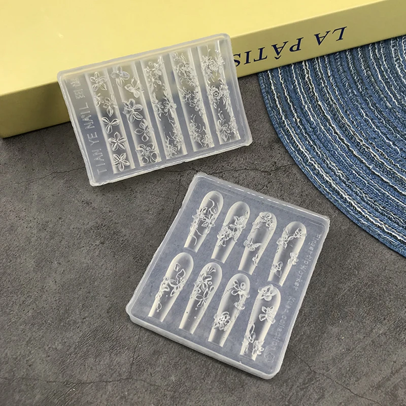 Silicone Nail Mold for Creative Nail Art Designs