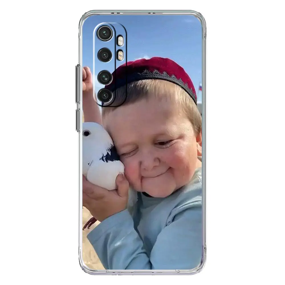 Clear Phone Case with Funny Hasbulla Design