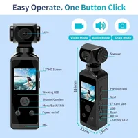 5K Ultra HD Waterproof Action Camera 270° Rotatable Wifi Sports Cam with Waterproof Case for diving mountaineering cycling - Image 5
