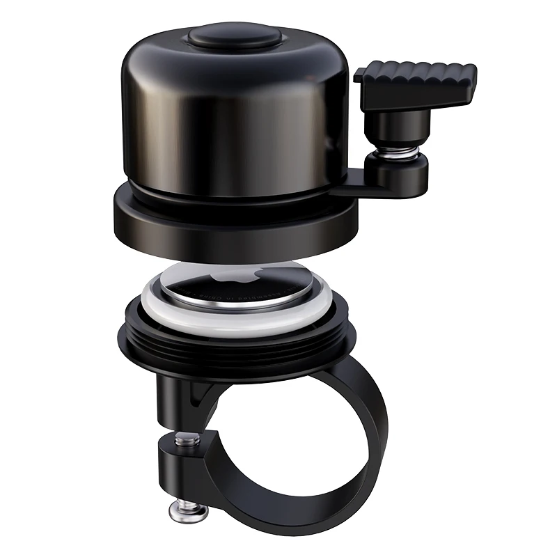 Campanello Per Bicicletta Per Apple Air Tag Case Bike Mount Gps Tracker Air Tag Custodie Impermeabile Classic Brass Holder Airtag Antifurto