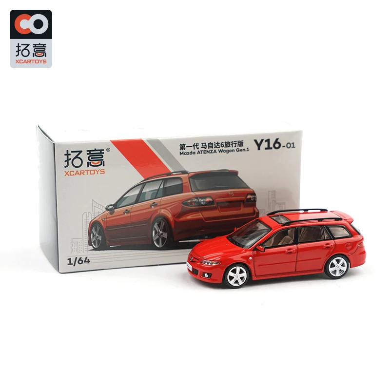 1:64 Mazda 6 ATENZA Wagon Touring-Car Diecast Alloy&Plastic Model Vehicle 4