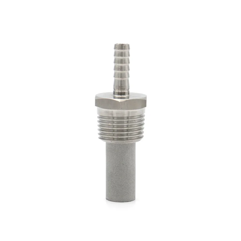 2 Pietre Diffusore In Acciaio Inox 304 Da 0,5 Micron – Carbonazione Rapida Per Birra E Soda, Attacco 1/4” Barb, Per Homebrewing E Bar