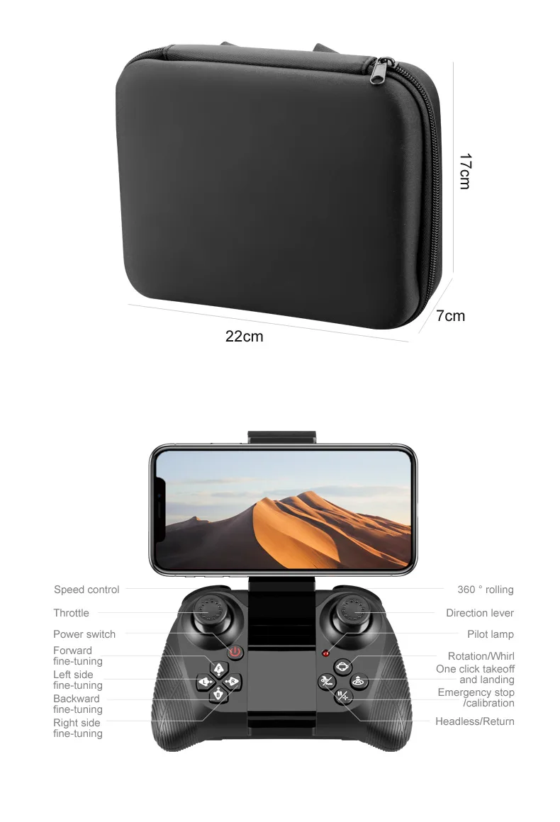 EBOYU V38 RC , 2.4G  FPV 6K HD ī޶,  帧, 3D ø 浹 ,   ̴ RC  峭