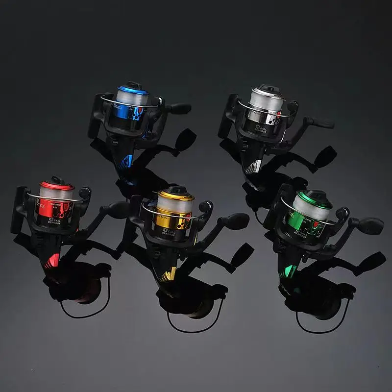 

With line 200 small fishing wheel novice pole wheel rock fishing wheel spinning wheel wheel wheel