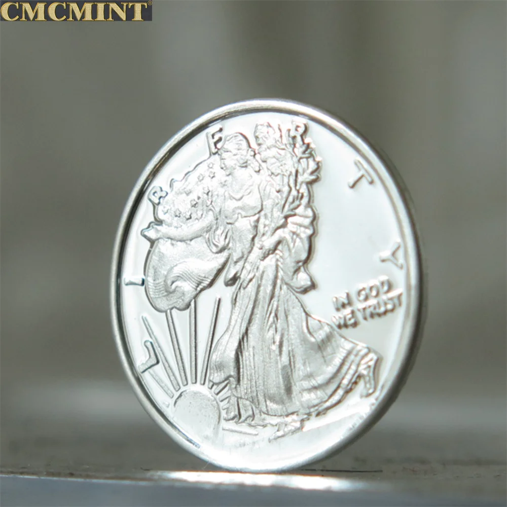 1 g 999 파인 실버 아메리칸 이글 리버티 이글 라운드