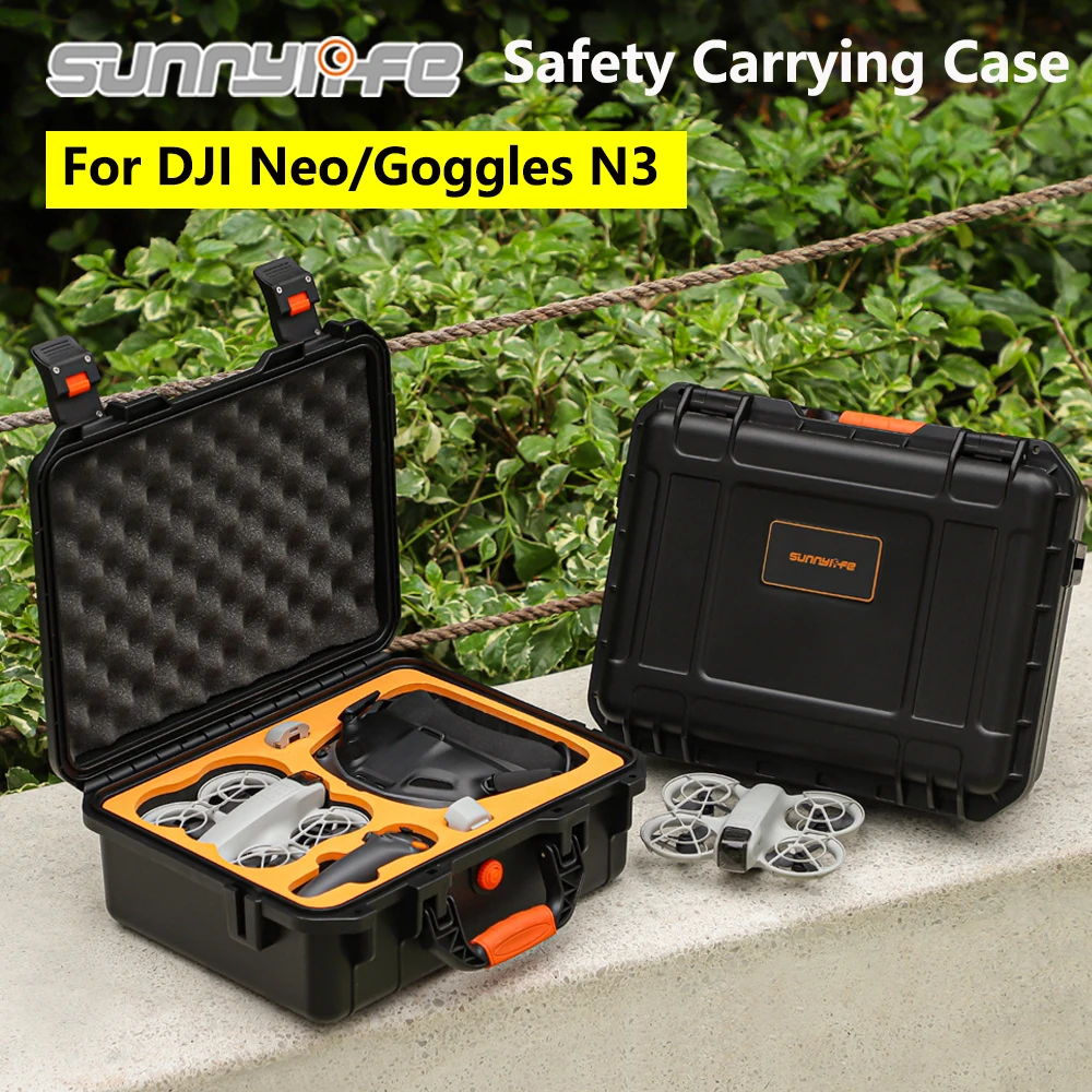 Sunnylife Storage Bag for DJI Neo Portable Handbag Outdoor Carrying Case for DJI Goggles N3 Waterproof Case Drone Accessories