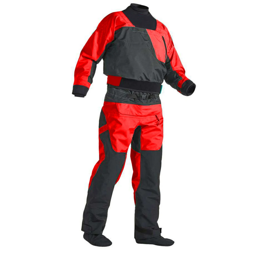 

Kayak Drysuit for Men, Latex Gaskets with Neoprene Push, Flatwater, Ocean River, Sailing, Stand-Up Paddle Boarding