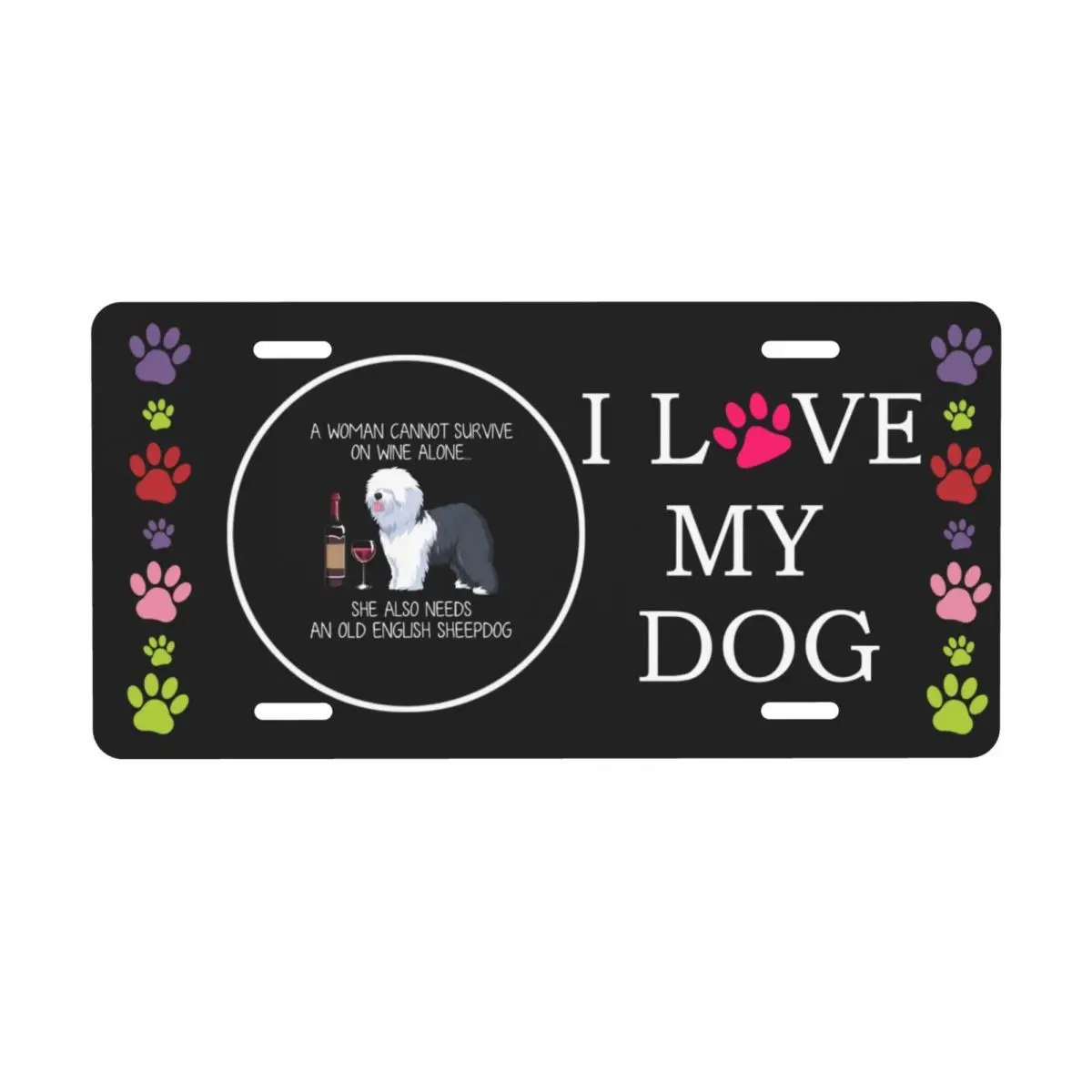 

Подставка под табличку с надписью «I Love My Dog», 6x12 дюймов