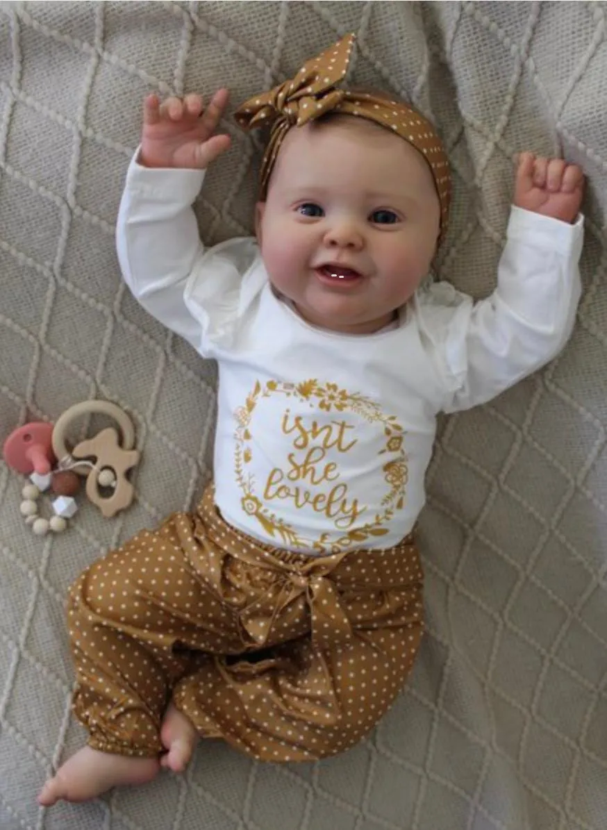 

60cm Simulated Rebirth Doll Hand-painted 3D Skin Vein Blood Visible Birthday Gift for Boys and Girls