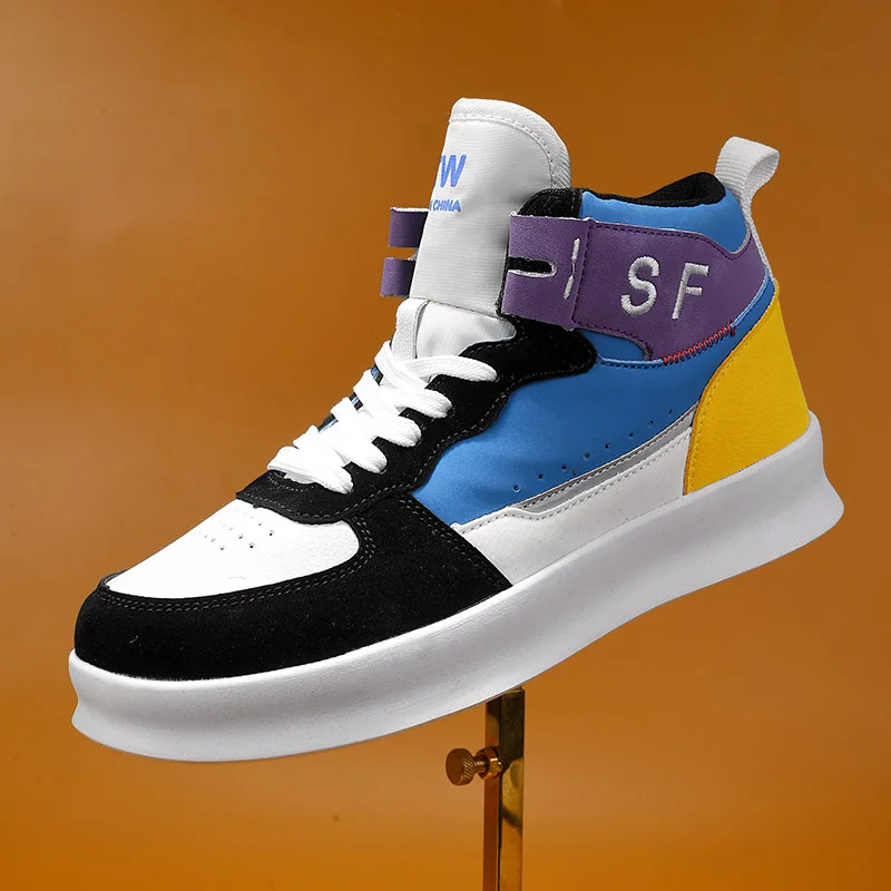

Classic High Top Vintage Sneakers Men Trendy Outdoor Platform Men's Skateboard Shoes Fashion Casual Designer Urban Man Sneakers