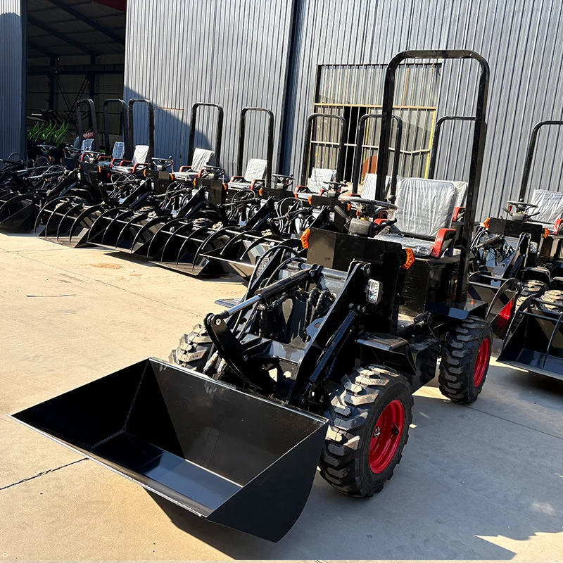 Mini Loader Cost Customized Cheap mini loader battery 400kg wheel 500kg CE EPA enlarged ...