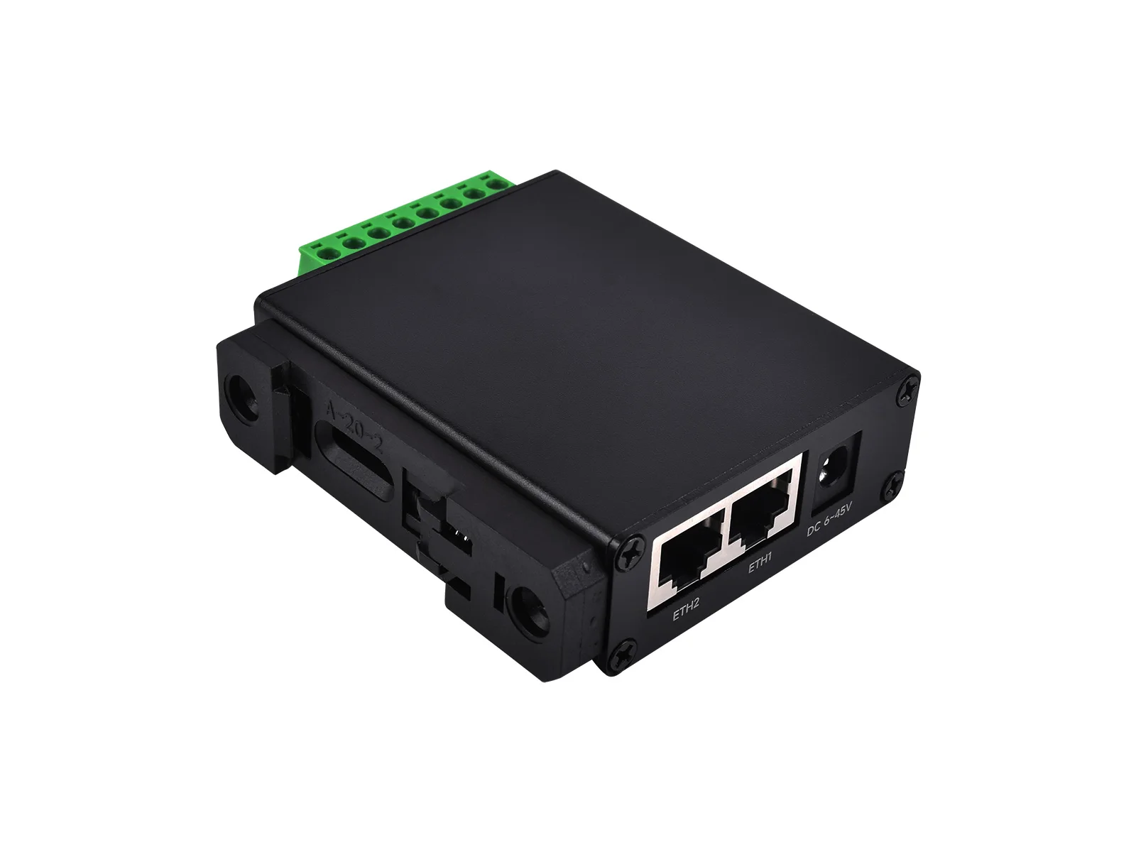 Waveshare-transmissão Transparente Bi-direcional Rs232 Rs485 a Rj45 Servidor Serial Ethernet Canais Duplos - Imagem 2