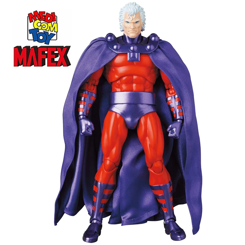 

IN Stock Medicom Toy Mafex No.179 Magneto Original Comic Ver. X-Men Max Eisenhardt Original action anime figure Model kit toys