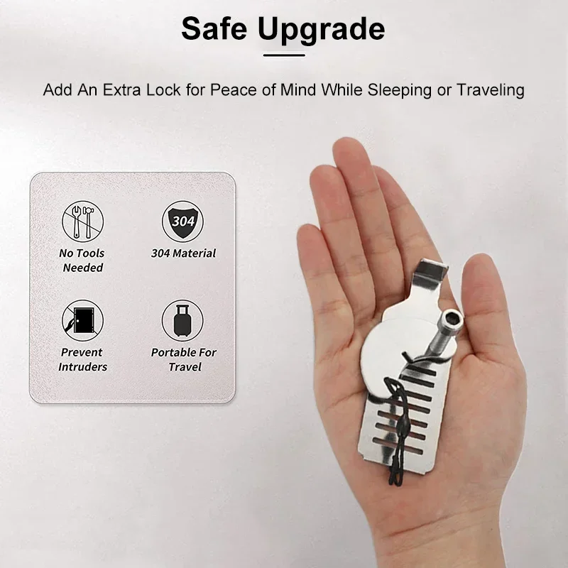 Door Blocker Hotel Portable Door Blocker Female Safety Top Anti Wolf Blocking Anti Lock theft Home Use