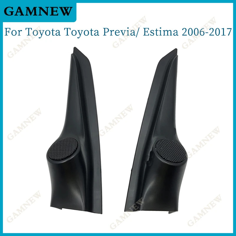2PCS Car Tweeter Refitting Audio Door Angle Gum Speaker Cover Boxes Mounts For Toyota Previa/Estima 2006 -
