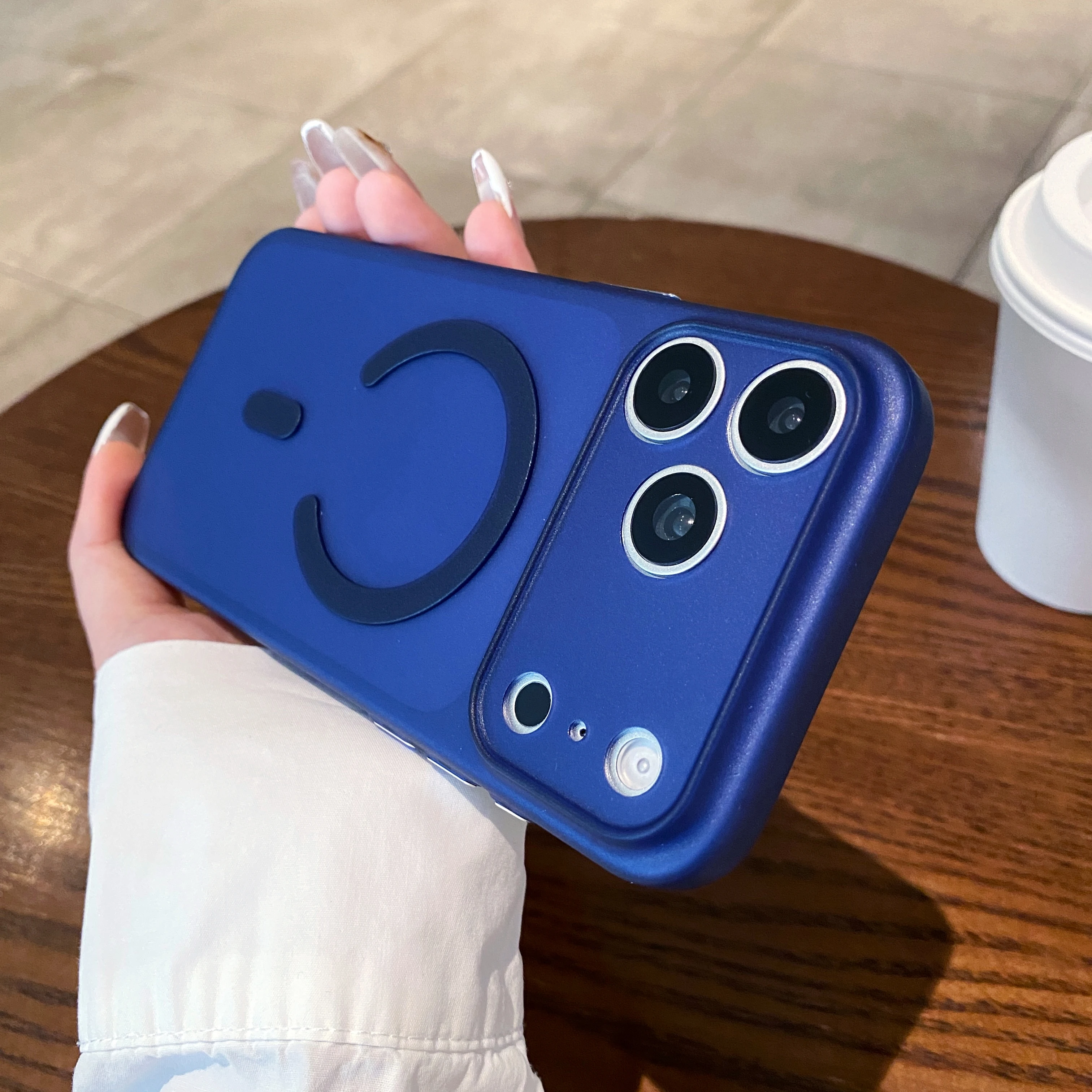 Sleek Magnetic Matte Translucent Phone Case