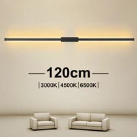 120CM Minimalist Indoor LED long wall lamp Sofa Background Bedroom Living Room Long LED Wall Light Home Decoration 1